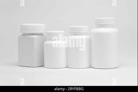 Vaschette di plastica Foto Stock