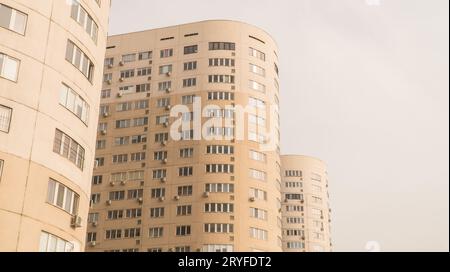 Complesso residenziale, architettura moderna Foto Stock