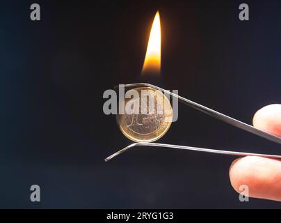 Recessione economica e recessione economica Foto Stock