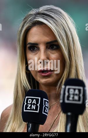 Milano, Italia. 30 settembre 2023. Stadio San Siro, 30.09.23 Giorgia Rossi durante la partita di serie A tra AC Milan e SS Lazio allo Stadio San Siro di Milano, Italia calcio (Cristiano Mazzi/SPP) credito: SPP Sport Press Photo. /Alamy Live News Foto Stock