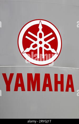 Yamaha è una multinazionale giapponese con sede in Giappone con una vasta gamma di prodotti Foto Stock