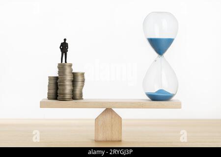 Concetto Time Value of Money Foto Stock
