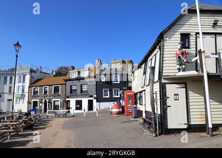 Old Lifeboat Station, The Jetty, Broadstairs, Isola di Thanet, Kent, Inghilterra, Gran Bretagna, Regno Unito, Regno Unito, Europa Foto Stock