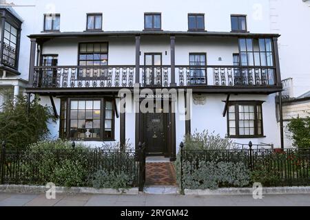 Dickens House Museum, Victoria Parade, Broadstairs, Isola di Thanet, Kent, Inghilterra, Gran Bretagna, Regno Unito, Regno Unito, Europa Foto Stock