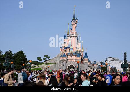 Julien Mattia/le Pictorium - 30° anniversario di Disneyland. - 30/09/2023 - France/Seine et marne/? Marne la Valee? - Illustrazione di Disneyland Paris, in occasione del 30° anniversario del Parco, 30 settembre 2023. Crediti: LE PICTORIUM/Alamy Live News Foto Stock