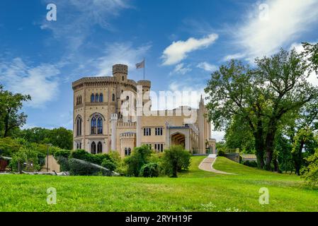 Il Palazzo Babelsberg era la residenza estiva dell'imperatore tedesco Guglielmo I.. Foto Stock