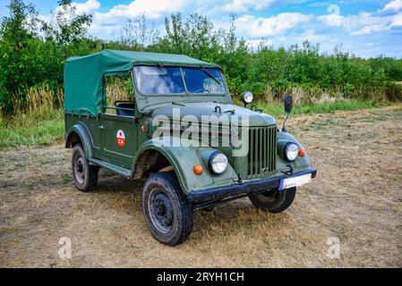 GAZ-69 un veicolo fuoristrada russo Foto Stock