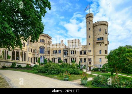 Il Palazzo Babelsberg era la residenza estiva dell'imperatore tedesco Guglielmo I.. Foto Stock