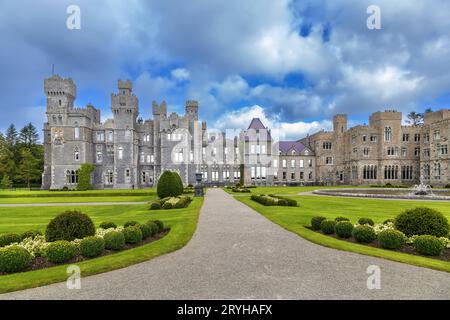 Ashford Castle, Irlanda Foto Stock