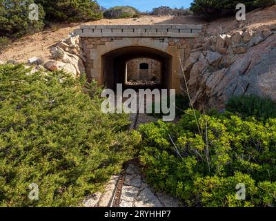 La base militare di Capo D'Orso Foto Stock