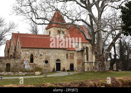 Schlossruine Pottendorf, Österreich Foto Stock