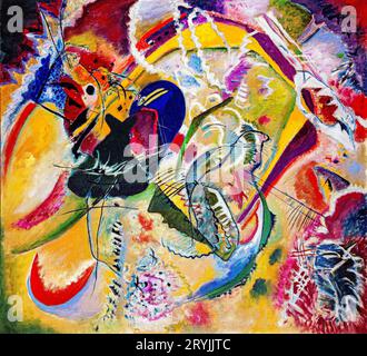 Improvvisazione 35 (1914) pittura ad alta risoluzione di Wassily Kandinsky. Foto Stock