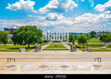 Il centro amministrativo di St Paul, Oklahoma Foto Stock