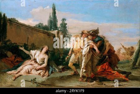 Giovanni Battista Tiepolo (1696-1770) – Rinaldo addio ad Armida Foto Stock