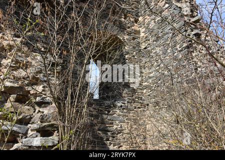 Castello Ruin Kamegg, Austria Foto Stock