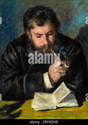 Claude Monet di Pierre-Auguste Renoir. Originale dalla Galleria Nazionale d'Arte Foto Stock