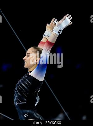 ANVERSA - vera van Pol in azione durante le qualificazioni per i Campionati mondiali di ginnastica artistica. ANP IRIS VAN DEN BROEK Foto Stock