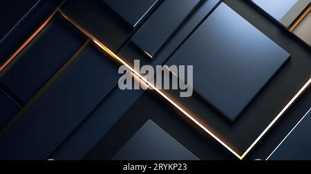 3D Abstract Business background Foto Stock