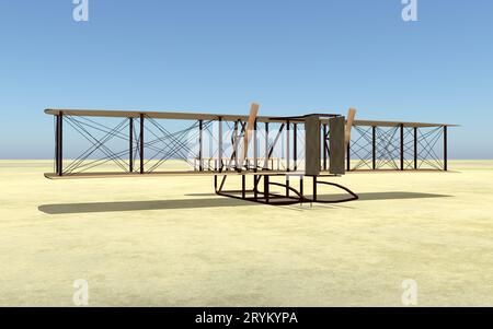 Storico aereo a motore dal 1903 Foto Stock