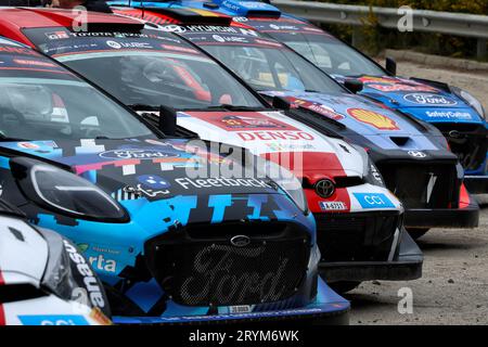 Los Angeles, Chili. 1 ottobre 2023. Ambiance Rally1 Hybrid, WRC durante il Rally Cile 2023, undicesimo round del Campionato Mondiale Rally Car 2023 WRC, dal 28 settembre al 1 ottobre 2023 a Los Angeles, Cile - foto Sophie Graillon/DPPI Credit: DPPI Media/Alamy Live News Foto Stock