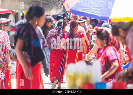 Gente del Guatemala Foto Stock