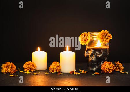 10 pezzi, di fiori di calendula artificiali per de mayo decorazioni per feste dei morti decorazioni dia de los muertos decor, decorazioni per feste messicane - casa e cucina