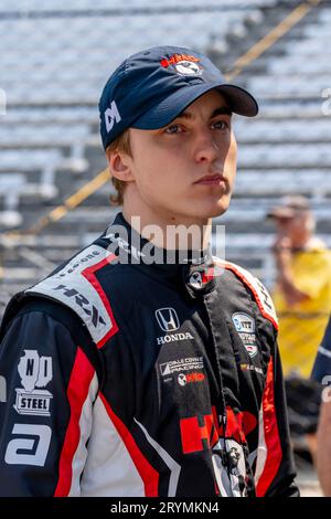 INDYCAR Series: 17 maggio Indianapols 500 David Malukas Foto Stock