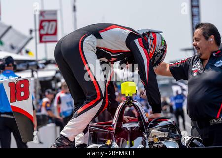 INDYCAR Series: 17 maggio Indianapols 500 David Malukas Foto Stock