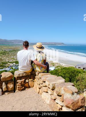 Noordhoek Beach lungo Chapman's Peak Drive, città del Capo, Sudafrica Foto Stock