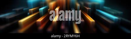 3D sfondo astratto Foto Stock