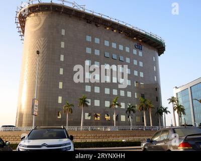 Cairo, Egitto, agosto 30 2023: Citibank, N.A. Egypt Branch, la principale filiale bancaria statunitense della multinazionale dei servizi finanziari Citigroup, Citiba Foto Stock