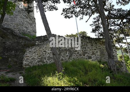 Castle Ruin Moedling, Austria Foto Stock