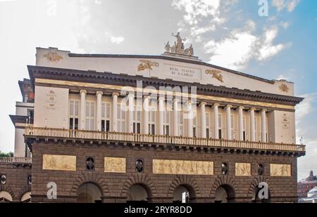 Teatro San Carlo di Napoli. Italia Foto Stock