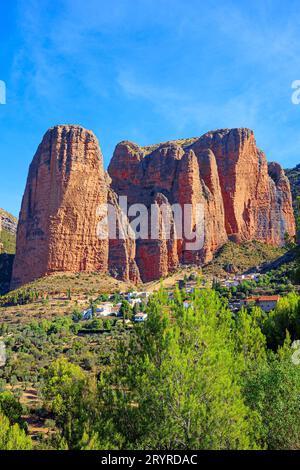 Il conglomerato di formazioni rocciose Foto Stock