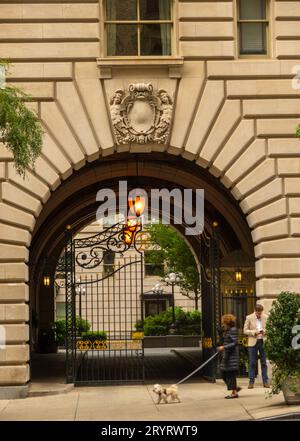 I condomini di lusso Belnord nell'Upper West Side di Manhattan NYC Foto Stock