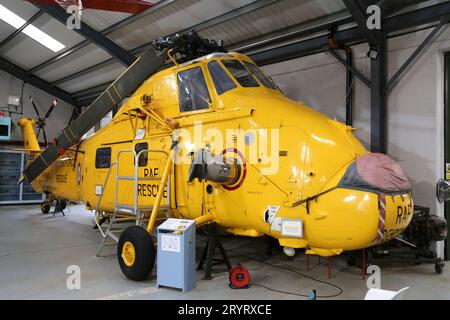 Westland Wessex HU5, RAF Manston History Museum, Manston, Ramsgate, Isola di Thanet, Kent, Inghilterra, Gran Bretagna, Regno Unito, Regno Unito, Europa Foto Stock