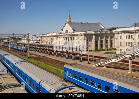 Stazione ferroviaria di Brest. Bielorussia Foto Stock