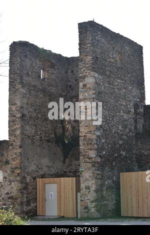Castle Ruin Gars am Kamp, Austria Foto Stock