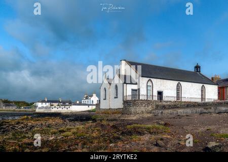 La parrocchia di Glasserton e Isle of Whithorn Church, Isle of Whithorn, Dumfries and Galloway, Scozia Foto Stock