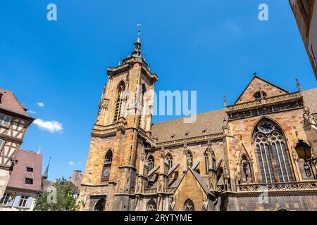 Chiesa di St martins a colmar Foto Stock