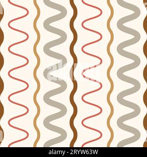 Motivo senza cuciture trama astratta sfondo dell'illustrazione del design della forma della linea Illustrazione Vettoriale