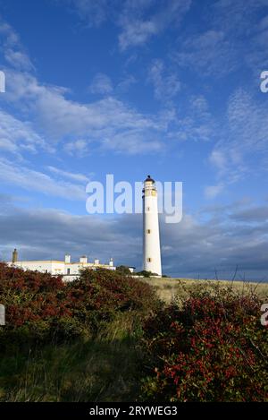 Fienile Ness Lighthouse, Lothian est Foto Stock