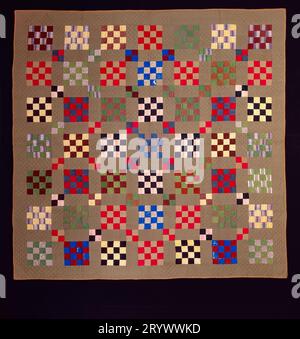 Pa. Olandese, stile Amish, trapunte tradizionali della contea di Lancaster. Foto Stock