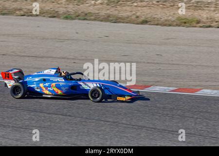 FFSA F4 2023 al Circuit Ledenon ,Ledenon, FRANCIA, 24/09/2023 Florent 'MrCrash' B.. Foto Stock