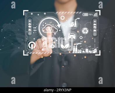 Concetto ESG di ambiente Foto Stock