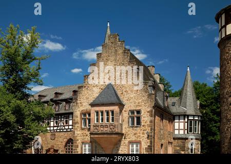 Deutsche Haus, l'ex residenza dell'ordine Teutonico, oggi utilizzata dall'università di Marburgo Foto Stock