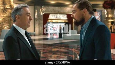 L'AUDIZIONE 2015 RSA Films Production con Robert De Niro a sinistra e Leonardo DiCaprio Foto Stock