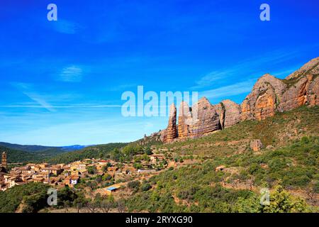 Mallos Cliffs Foto Stock