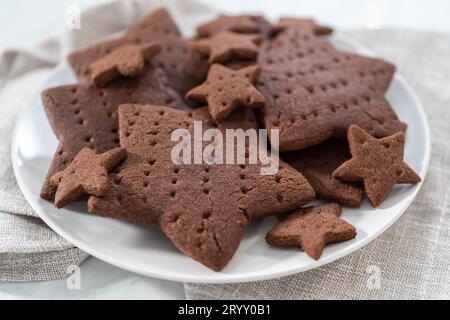 Cracker al cioccolato graham Foto Stock