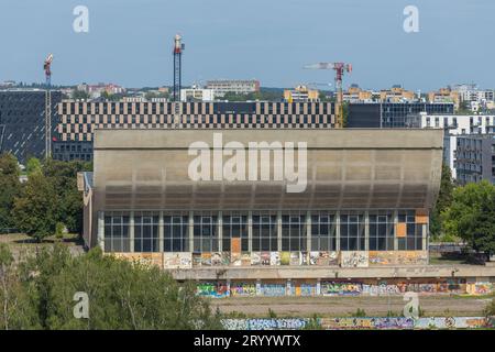 Vilnius, Lituania, 13 AGOSTO 2023. Palazzo dei concerti e dello sport di Vilnius Foto Stock